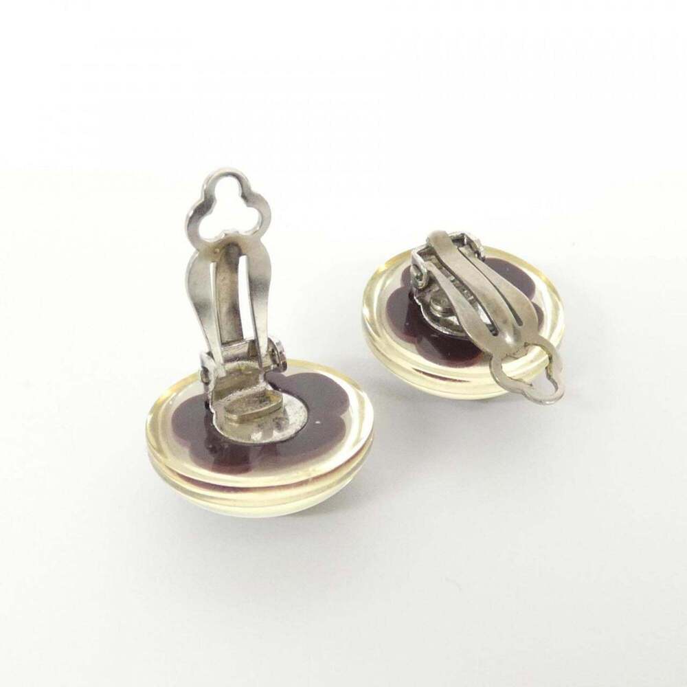 CHANEL Authentic Brown Earrings - Picture 4 of 4